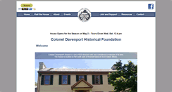 Desktop Screenshot of davenporthouse.org